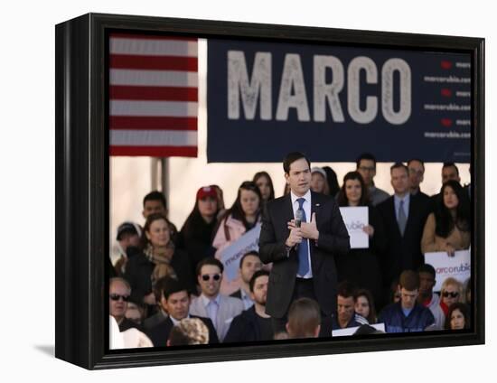 GOP 2016 Rubio-Brandon Wade-Framed Premier Image Canvas