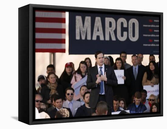 GOP 2016 Rubio-Brandon Wade-Framed Premier Image Canvas