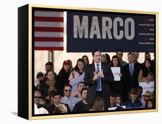 GOP 2016 Rubio-Brandon Wade-Framed Premier Image Canvas