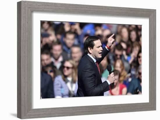 GOP 2016 Rubio-Mike Stewart-Framed Photographic Print