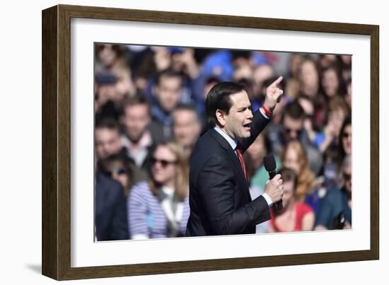 GOP 2016 Rubio-Mike Stewart-Framed Photographic Print