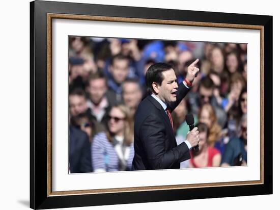 GOP 2016 Rubio-Mike Stewart-Framed Photographic Print