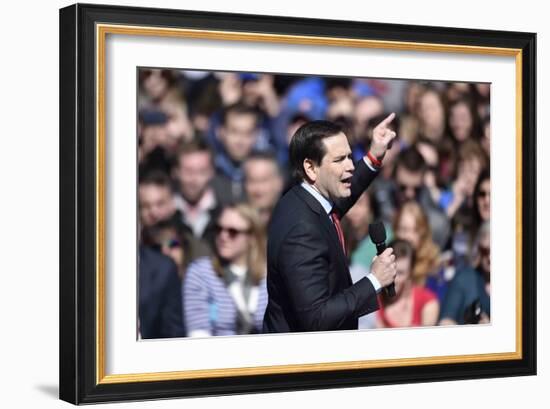 GOP 2016 Rubio-Mike Stewart-Framed Photographic Print