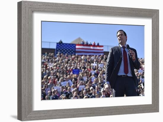 GOP 2016 Rubio-Mike Stewart-Framed Photographic Print