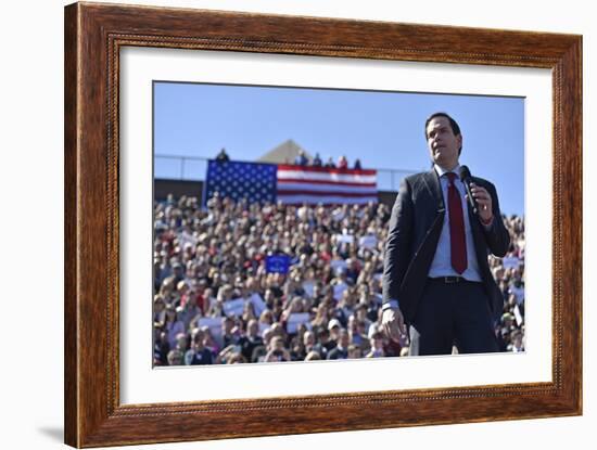 GOP 2016 Rubio-Mike Stewart-Framed Photographic Print