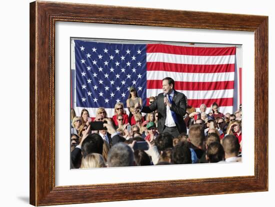 GOP 2016 Rubio-Steve Helber-Framed Photographic Print