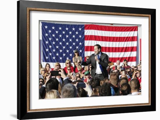 GOP 2016 Rubio-Steve Helber-Framed Photographic Print