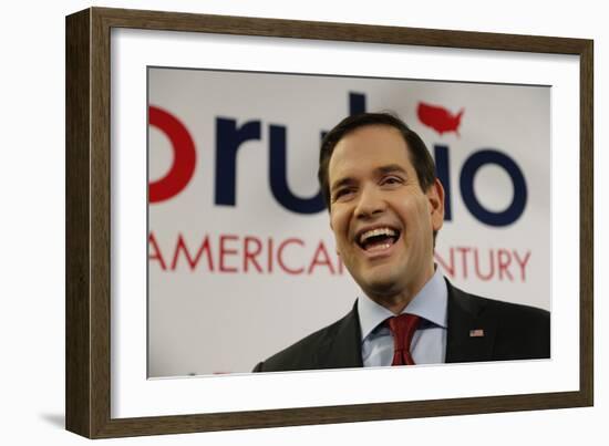 GOP 2016 Rubio-Mike Stewart-Framed Photographic Print