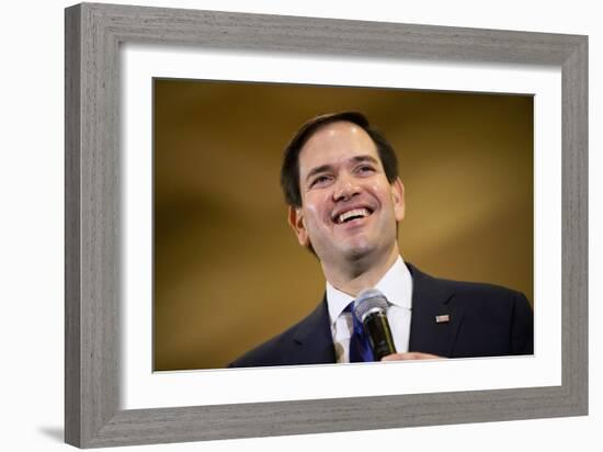 GOP 2016 Rubio-David Goldman-Framed Photographic Print