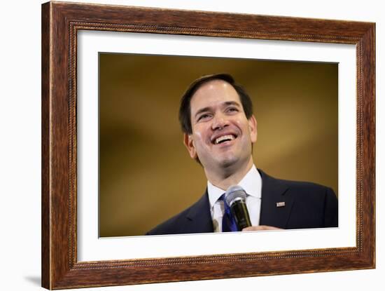 GOP 2016 Rubio-David Goldman-Framed Photographic Print