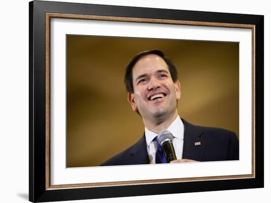 GOP 2016 Rubio-David Goldman-Framed Photographic Print