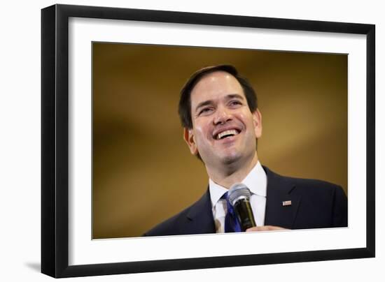 GOP 2016 Rubio-David Goldman-Framed Photographic Print