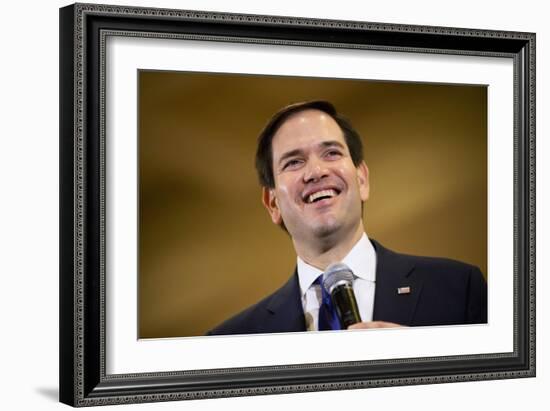 GOP 2016 Rubio-David Goldman-Framed Photographic Print