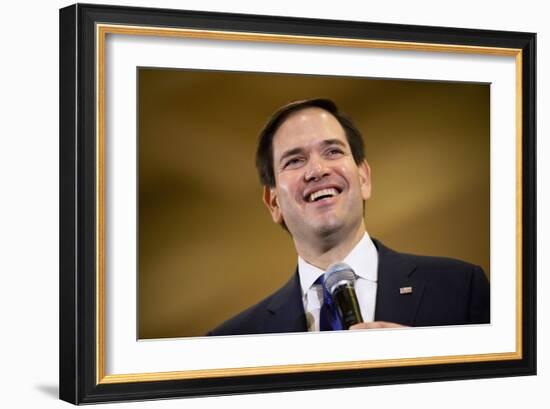 GOP 2016 Rubio-David Goldman-Framed Photographic Print