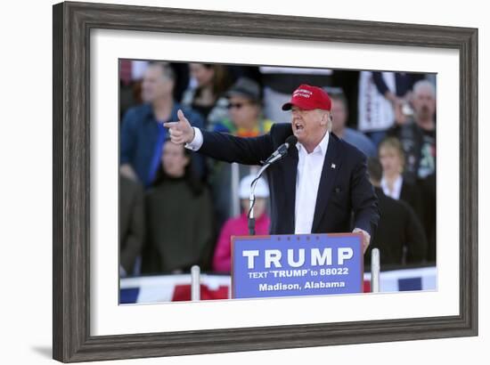 GOP 2016 Trump-John Bazemore-Framed Photographic Print