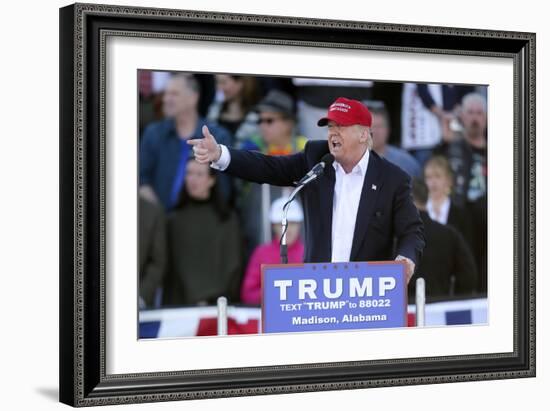 GOP 2016 Trump-John Bazemore-Framed Photographic Print