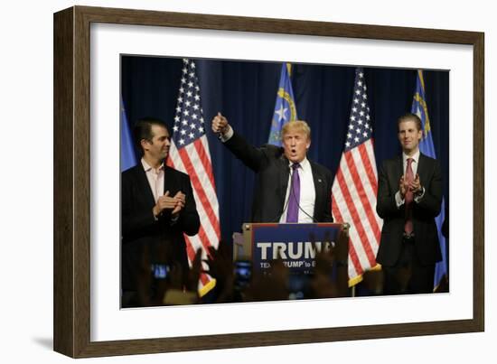 GOP 2016 Trump-Jae C Hong-Framed Photographic Print