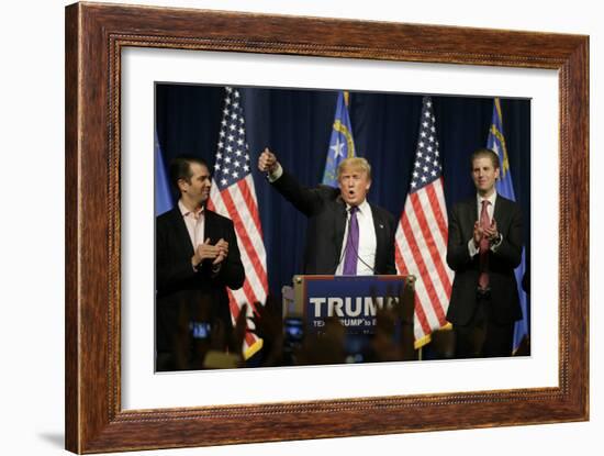 GOP 2016 Trump-Jae C Hong-Framed Photographic Print