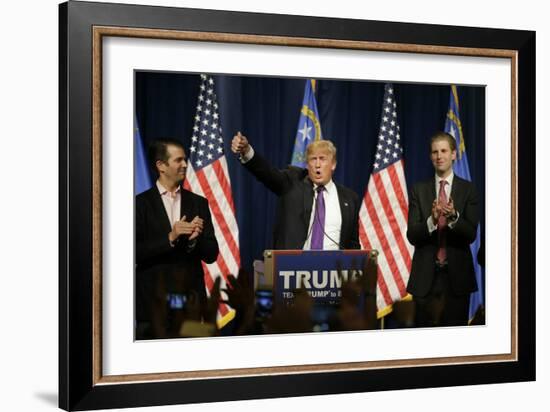 GOP 2016 Trump-Jae C Hong-Framed Photographic Print