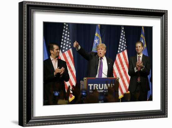 GOP 2016 Trump-Jae C Hong-Framed Photographic Print