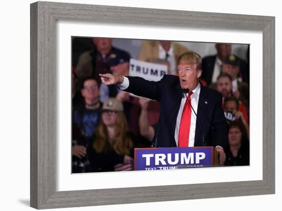 GOP 2016 Trump-Marcio Jose Sanchez-Framed Photographic Print