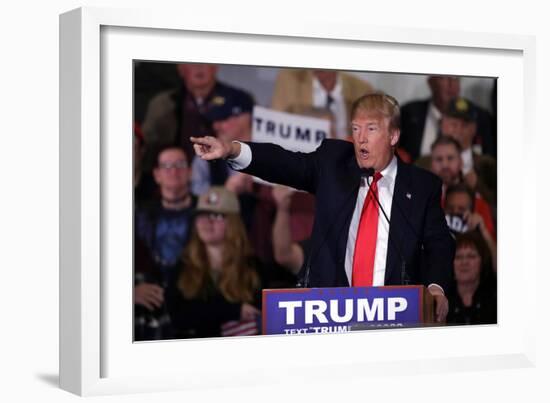 GOP 2016 Trump-Marcio Jose Sanchez-Framed Photographic Print