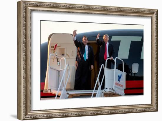 GOP 2016 Trump-Andrew Harnik-Framed Photographic Print