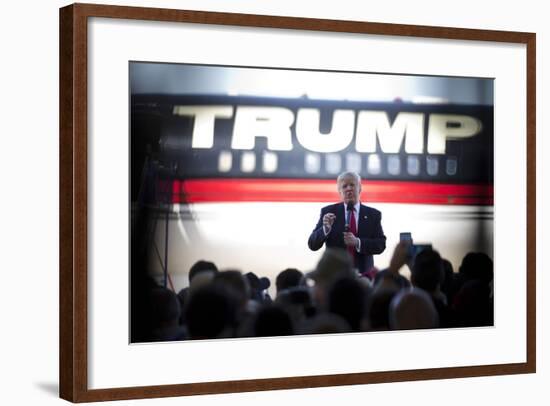 GOP 2016 Trump-John Bazemore-Framed Photographic Print