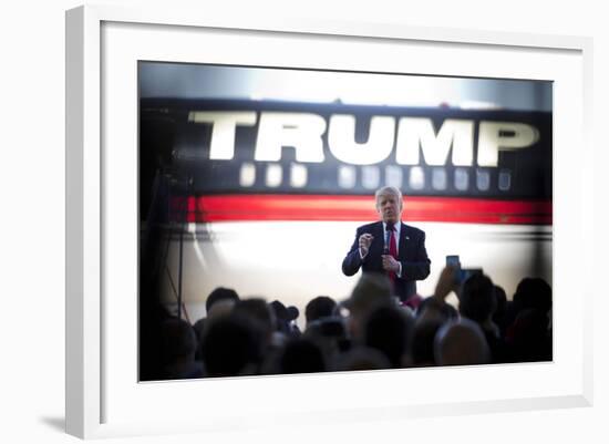 GOP 2016 Trump-John Bazemore-Framed Photographic Print