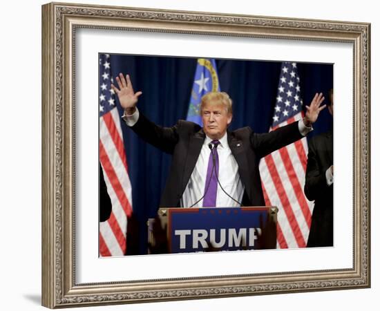 GOP 2016 Trump-Jae C Hong-Framed Photographic Print