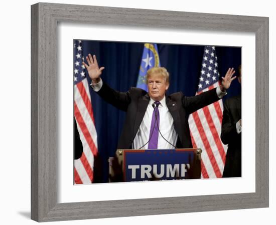 GOP 2016 Trump-Jae C Hong-Framed Photographic Print