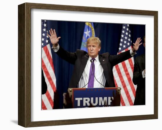 GOP 2016 Trump-Jae C Hong-Framed Photographic Print