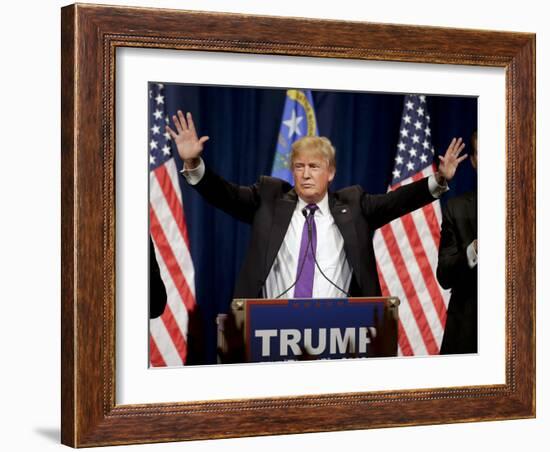 GOP 2016 Trump-Jae C Hong-Framed Photographic Print