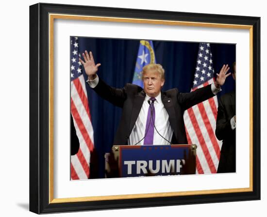 GOP 2016 Trump-Jae C Hong-Framed Photographic Print