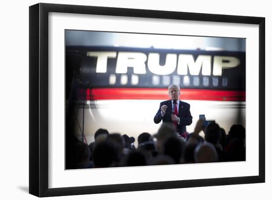 GOP 2016 Trump-John Bazemore-Framed Photographic Print