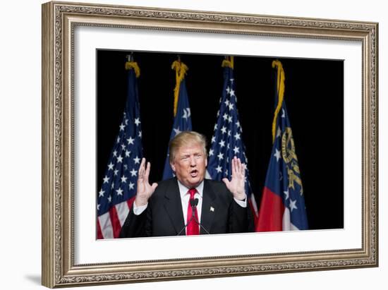 GOP 2016 Trump-David Goldman-Framed Photographic Print