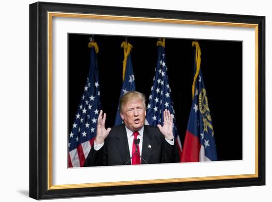 GOP 2016 Trump-David Goldman-Framed Photographic Print