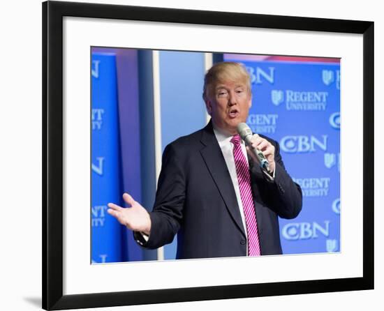 GOP 2016 Trump-Steve Helber-Framed Photographic Print