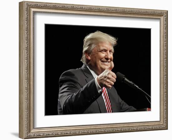 GOP 2016 Trump-Chuck Burton-Framed Photographic Print