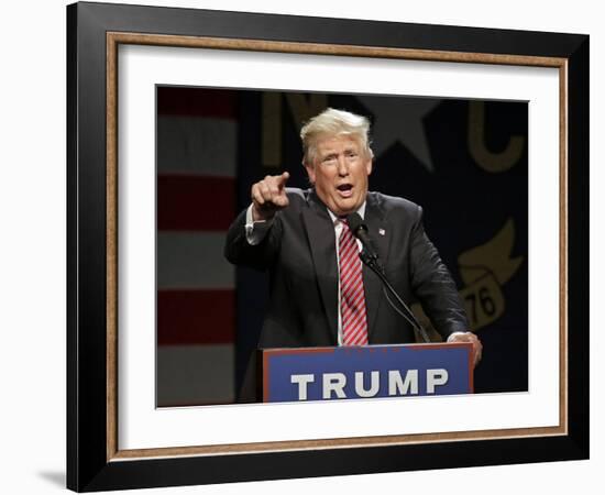 GOP 2016 Trump-Chuck Burton-Framed Photographic Print