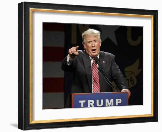 GOP 2016 Trump-Chuck Burton-Framed Photographic Print