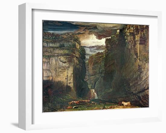 Gordale Scar, 1813-James Ward-Framed Giclee Print