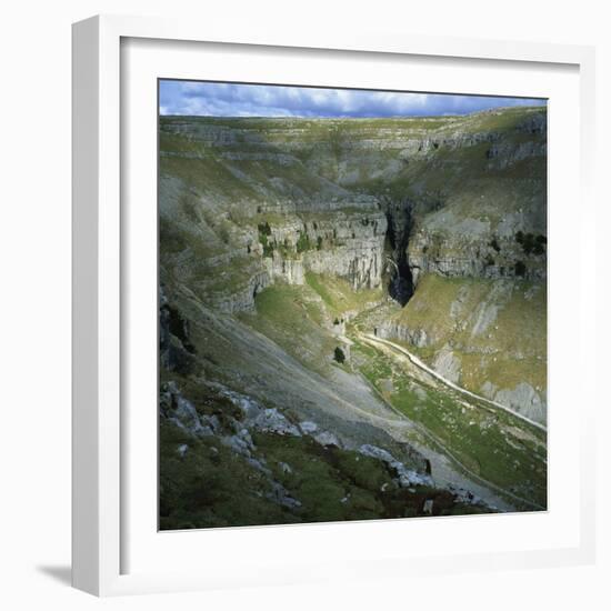 Gordale Scar, Yorkshire Dales National Park, North Yorkshire, England, United Kingdom, Europe-Roy Rainford-Framed Photographic Print