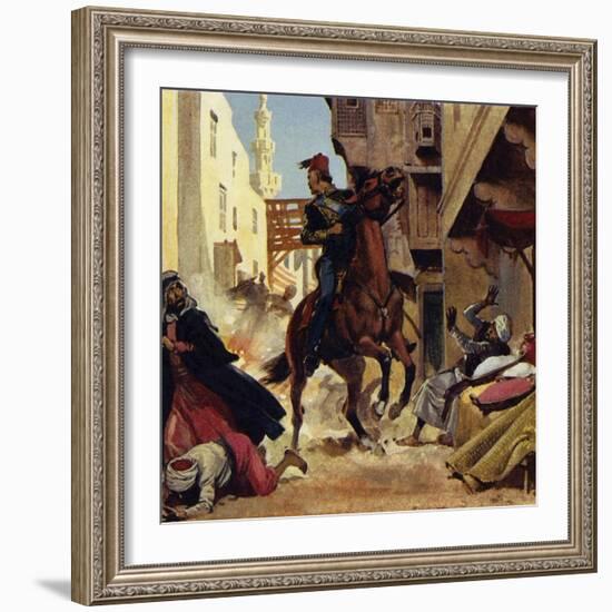 Gordon Managed to Hold the City of Khartoum for Ten Months-Alberto Salinas-Framed Giclee Print