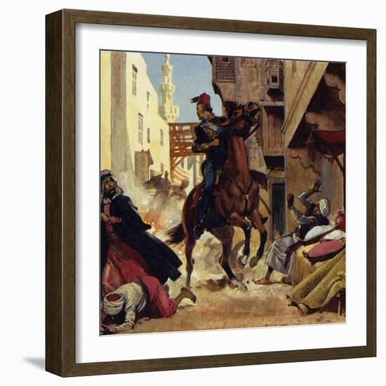 Gordon Managed to Hold the City of Khartoum for Ten Months-Alberto Salinas-Framed Giclee Print