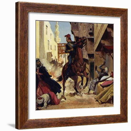 Gordon Managed to Hold the City of Khartoum for Ten Months-Alberto Salinas-Framed Giclee Print