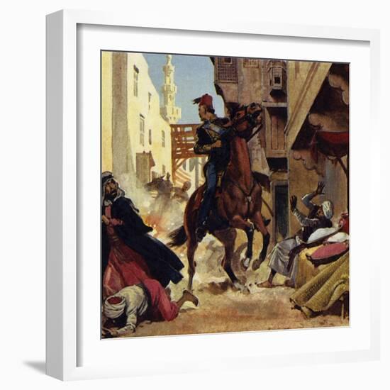 Gordon Managed to Hold the City of Khartoum for Ten Months-Alberto Salinas-Framed Giclee Print