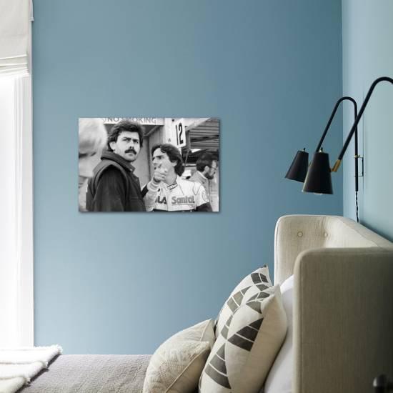 Gordon Murray And Nelson Piquet European Grand Prix Brands Hatch Kent 1983 Photographic Print Art Com