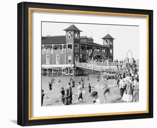 Gordon Park, Bathing Pavilion, Cleveland, Ohio-null-Framed Photo