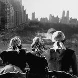 Girls Wearing Bandannas, Looking Out over Central Park-Gordon Parks-Photographic Print